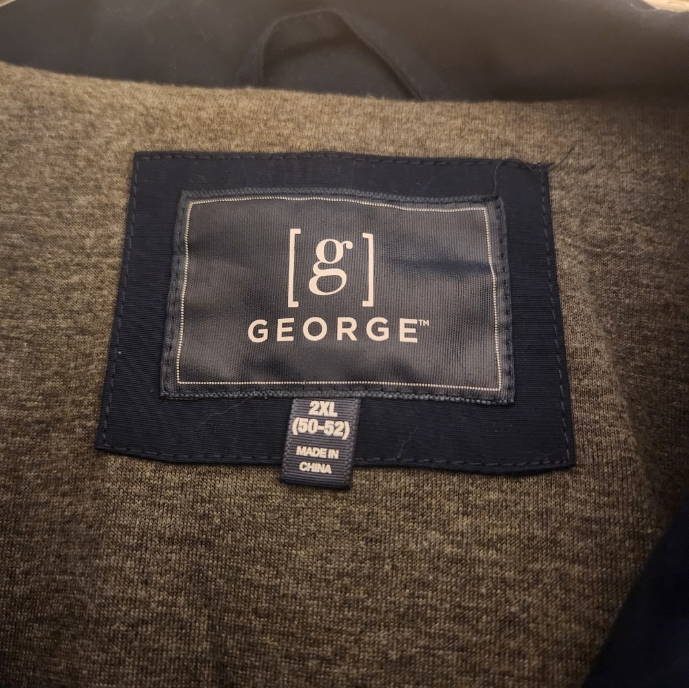 George Blue Military-Style Field Jacket - Picture 2 of 2